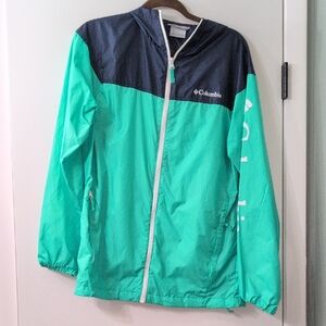 Columbia Aqua and Navy Jacket